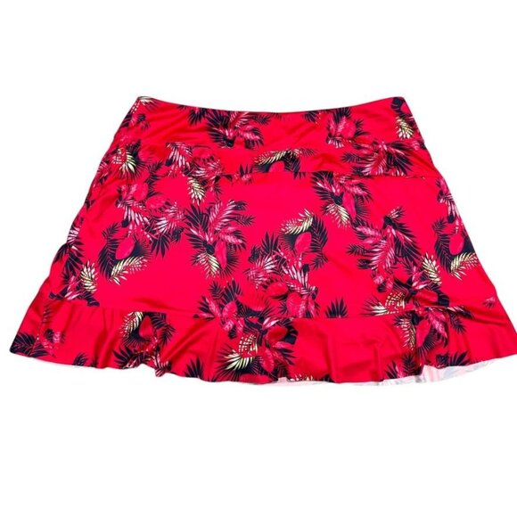 Greg Norman Collection Dresses & Skirts - Greg Norman Tropical Print Skort Pink Size XL